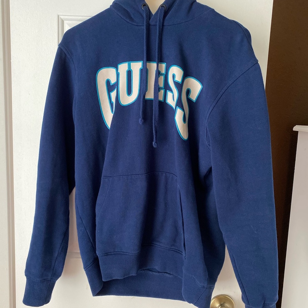 Guess blue hoodie